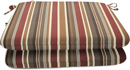 Miniatura 7 de Naturesroom Sunbrella Cojines de patio  Paquete de 2  18 pulgadas de ancho x 18 pulgadas de largo x 2.5 pulgadas de alto, cojín para silla de