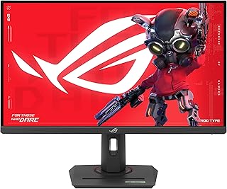 ASUS ROG Strix XG27UCG 27 Zoll Dual Mode Gaming-Monitor (3840x2160, 4K 160Hz oder FHD 320Hz, 1ms Reaktionszeit, Fast IPS, Extreme Low Motion Blur Sync, USB Typ-C, Stativanschluss, HDR, Aura Sync) - Produktbild