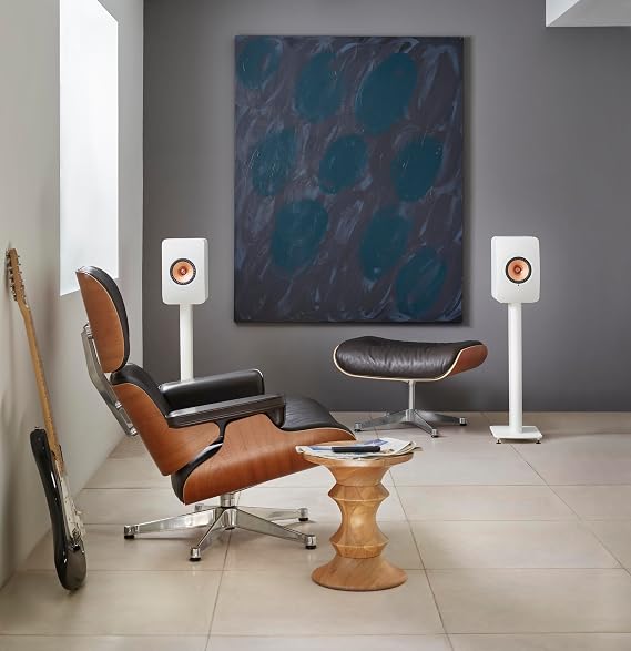 KEF LS50 Meta LS50 Wireless II S2 Floor Stand/Speaker Stand Mineral White