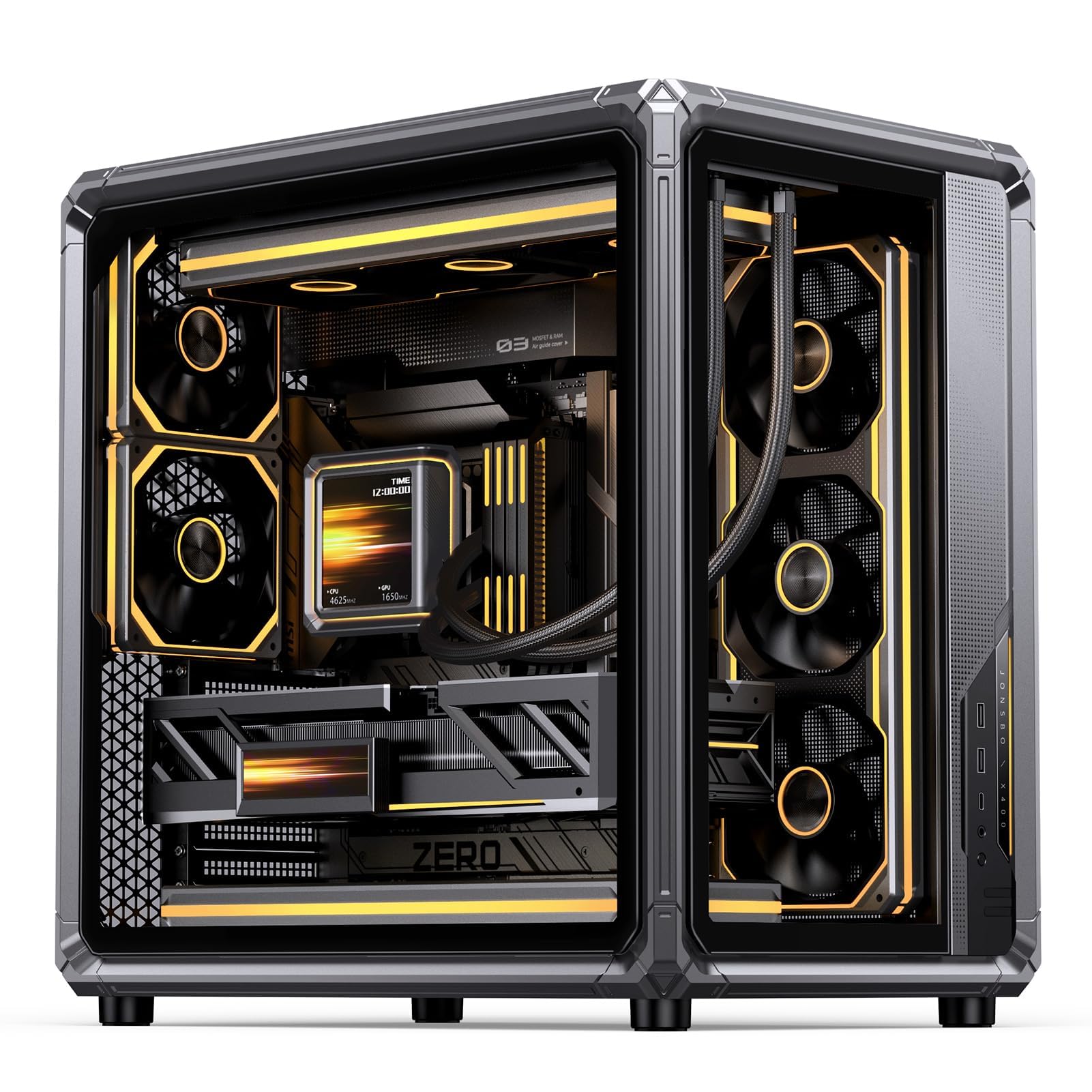 Amazon.com: JONSBO X400 Gray ATX PC Case, Back-Connect Desktop