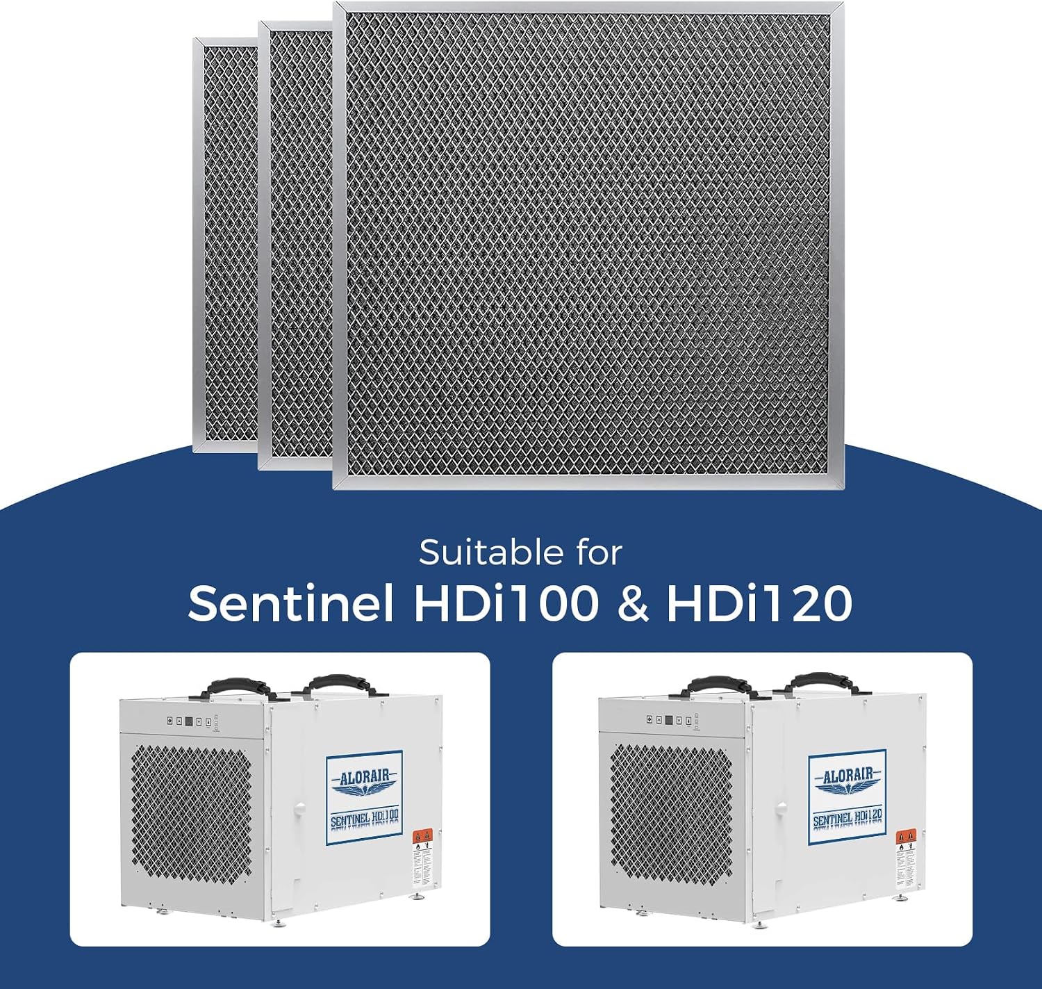 ALORAIR MERV-1 for Crawlspace Dehumidifiers Sentinel HDi100/120, 3 Pack