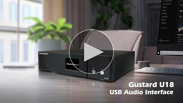 GUSTARD DDC U18 ブラック Gustard U18 DDC Digital Interface; U-18; Black; USB D/D