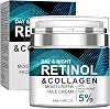 AuraAnge Retinol Cream - Collagen Face Cream with Hyaluronic Acid - Suitable for Aging, Wrinkles, and Fine Lines - Lifting & Firming, 24-Hour Facial Maintenance, Suitable for Most Skin Types - 50ml