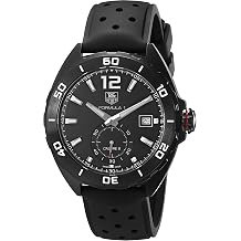 TAG Heuer Mens WAZ2112.FT8023 Formula 1 Analog Display Swiss Automatic Black Watch