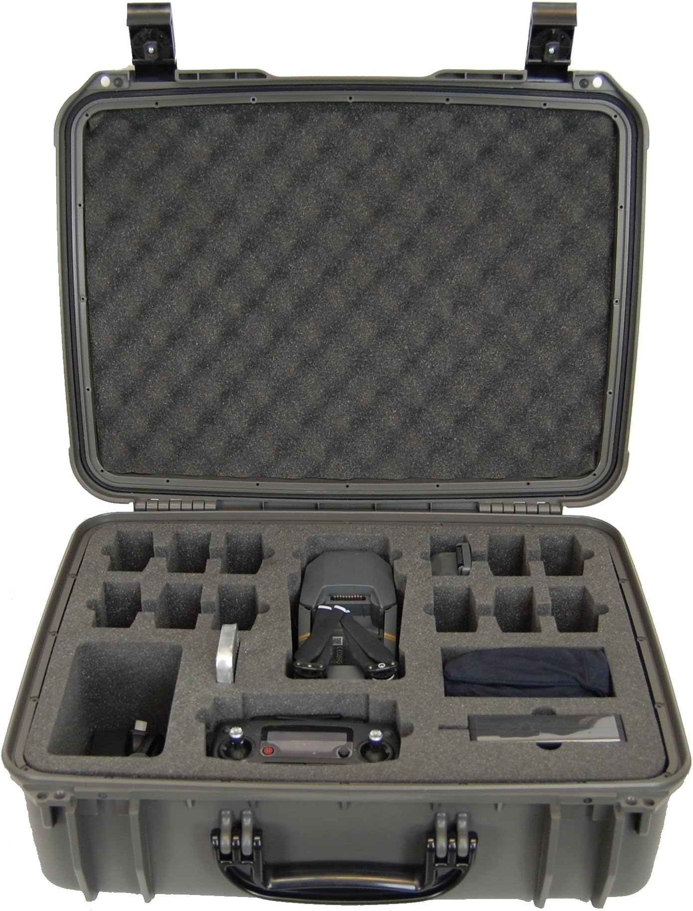 Microraptor MVC700 with Custom Foam Designed to Fit DJI Mavic and Accessories-(Gunmetal Grey)