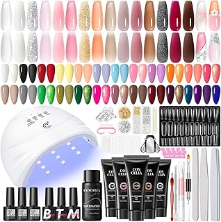COSCELIA Juego de 67 piezas de esmalte de uña...
