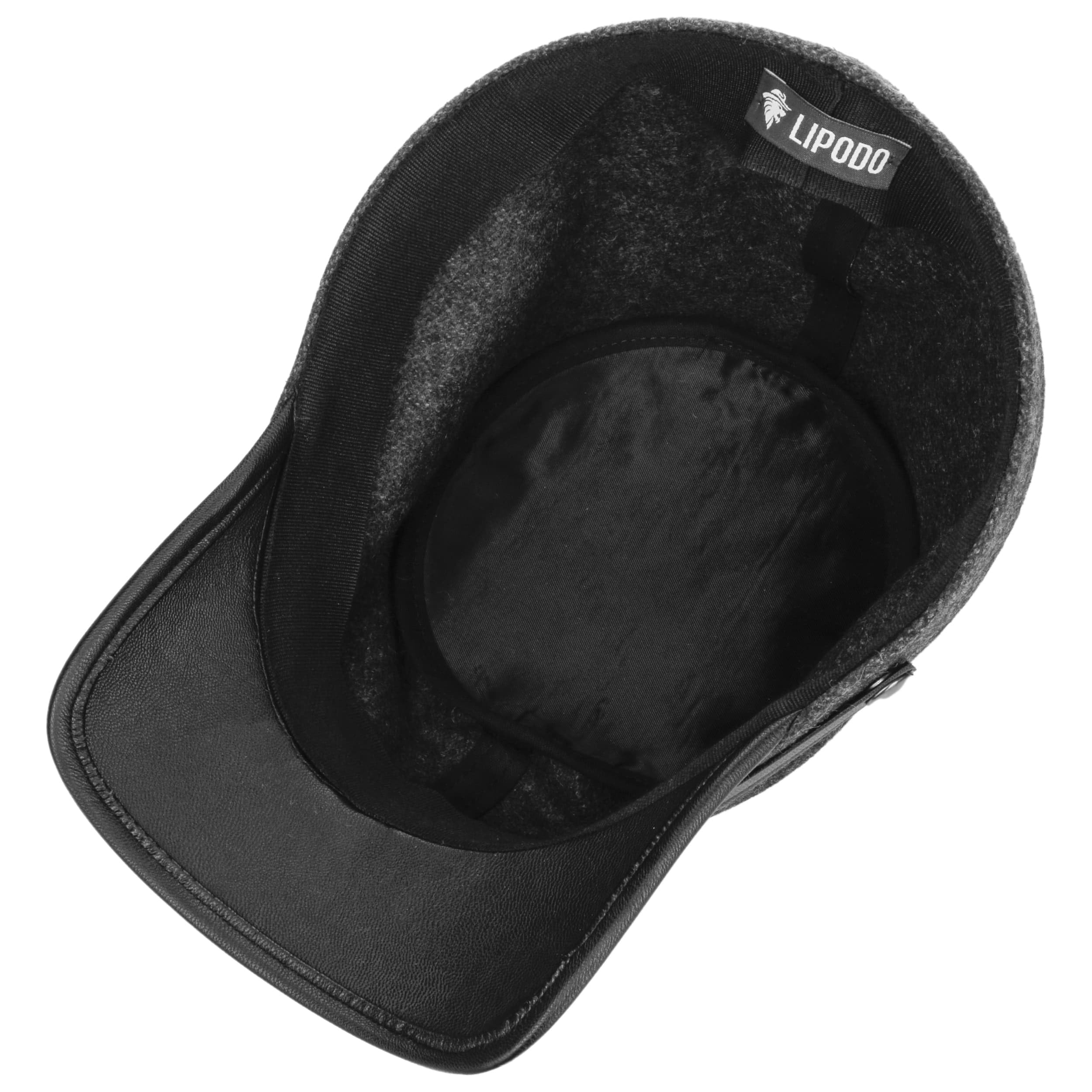 Lipodo Kepi Schildmütze Elegantes Armycap Wollmix Damen Herren Made in Italy Herbst Winter