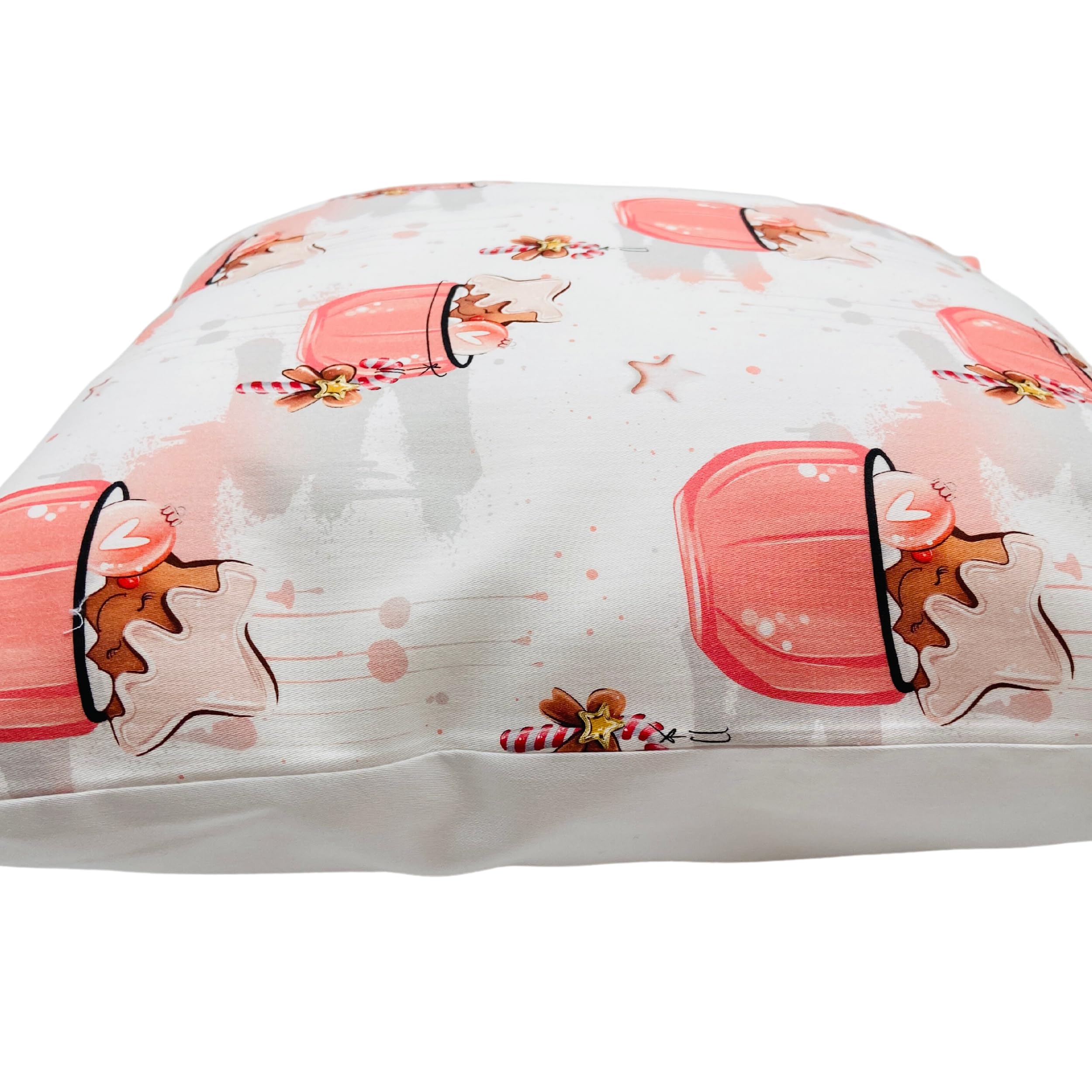 TryPinky Christmas Cushion Cover 40 x 40 cm Various Designs Handmade in Germany 100% Cotton Decorative Christmas Children's Cushion (40 x 40 cm - Image 2