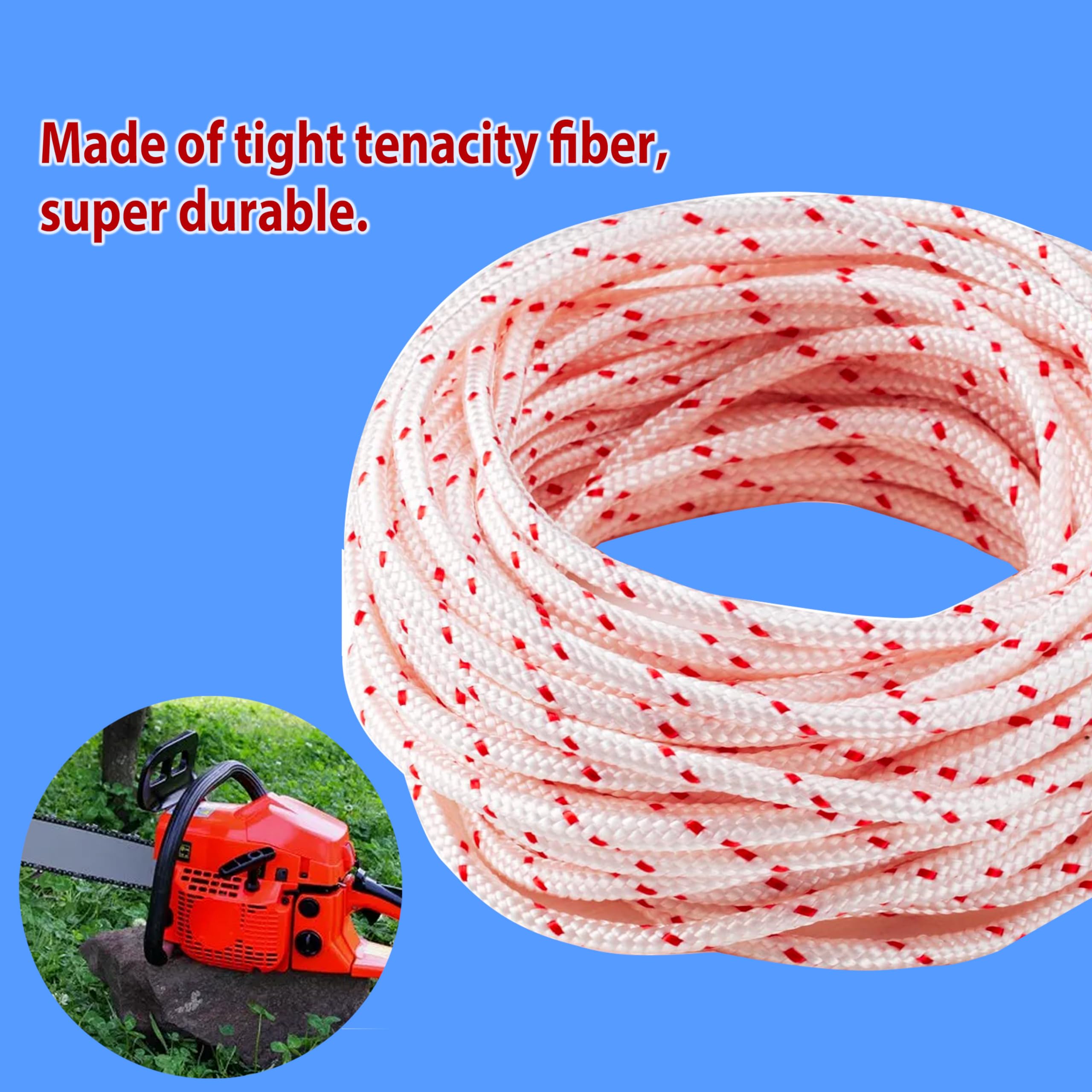 Snapklik.com : Recoil Starter Rope 6.0mm 10 Meters Gas Engine Pull ...