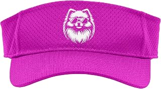 Cool Pomeranian Art for Men Women Pomeranian Dog Lover Sport Sun Visor