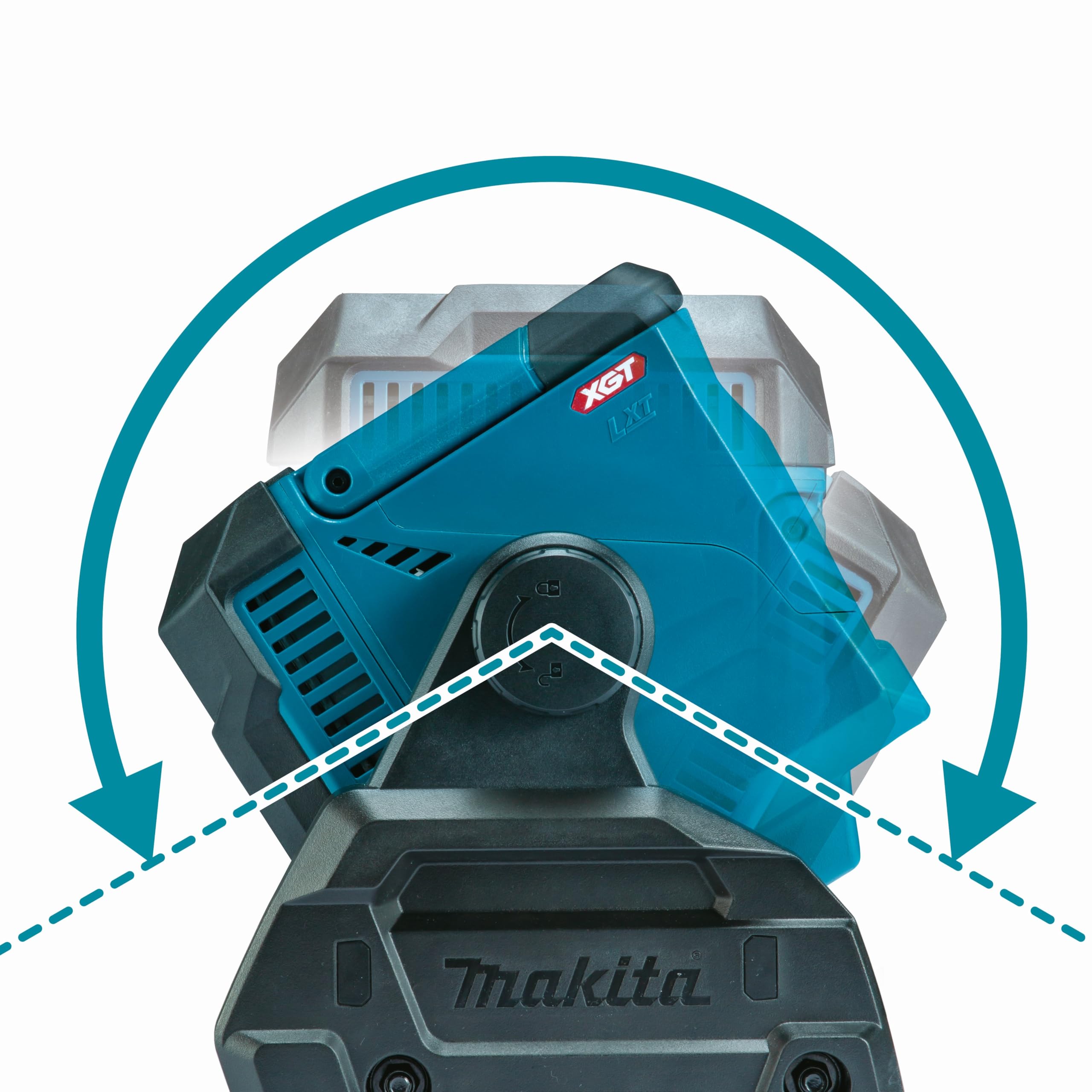 Makita ML005G 40V Max Li-on XGT Luz de trabajo inalámbrica - Baterías y cargador no incluidos
