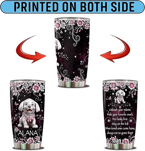 Miniatura 6 de Regalos personalizados para mujeres Golden Retriever, taza de café, regalo para amantes de los perros, dueños, esposa, hija, Navidad, cumpleaños,