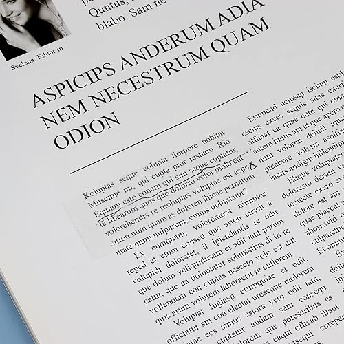 Miniatura 3 de 1000 hojas de notas adhesivas transparentes de 3 x 2 pulgadas, N, 3 x 1, impermeable, transparente, para recordatorio, notas de índice para anotar
