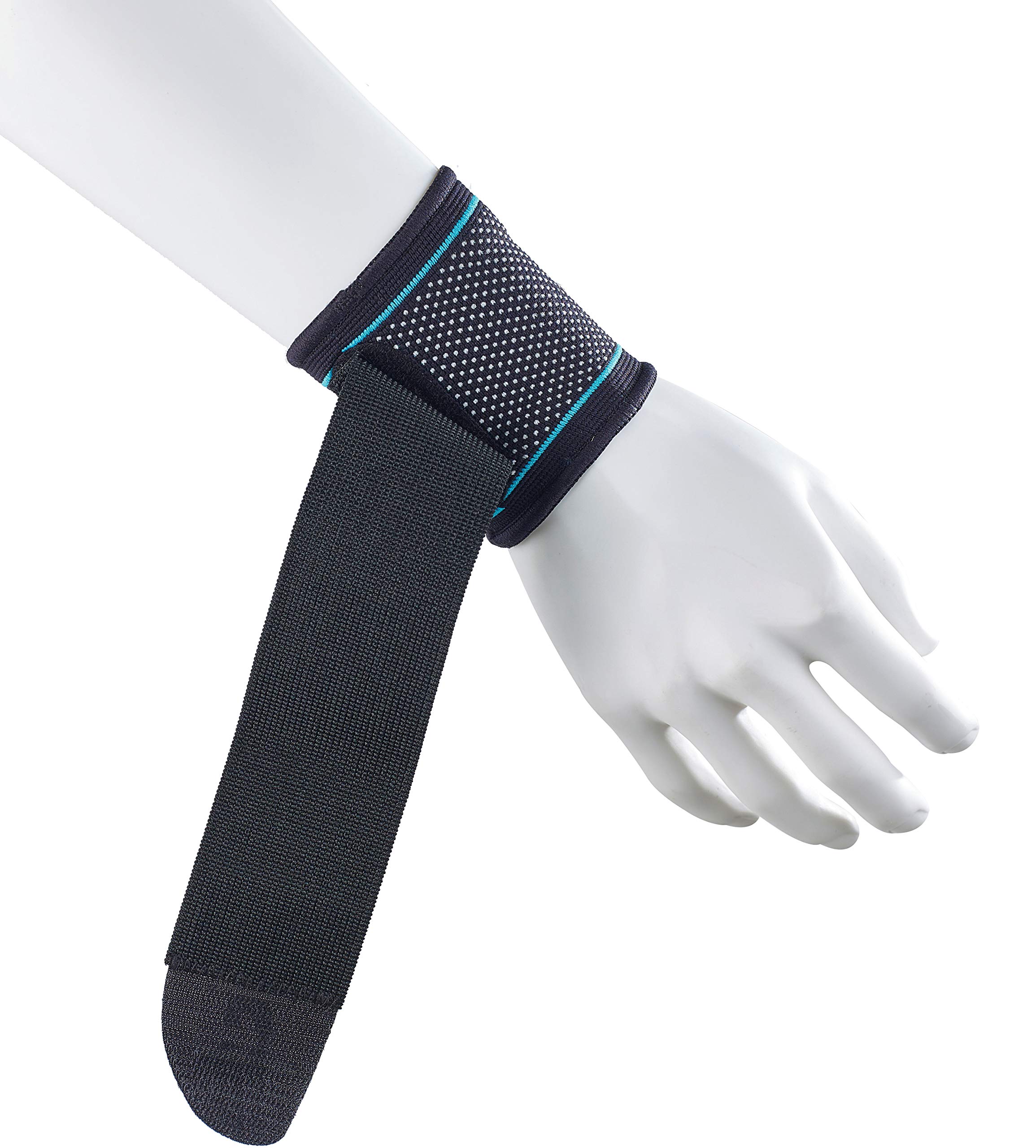 Ultimate Performance Advanced Ultimate Compression Wrist Support with Strap, Large, Black - Image 2