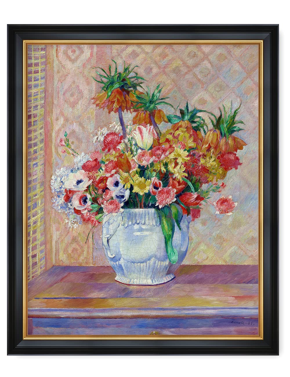 DECORARTS - Nature morte : fleurs par Pierre-Auguste Renoir. Art
