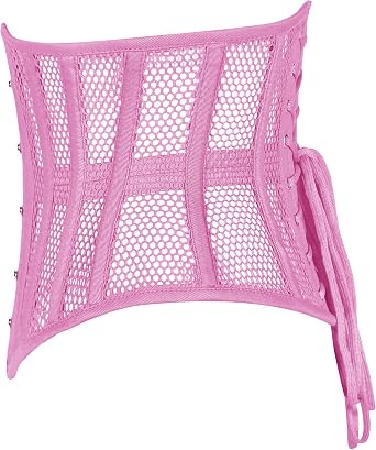 Heavy Duty Underbust Steel Boned Waist Trainer Cincnher Womens Waspie Mesh Corset