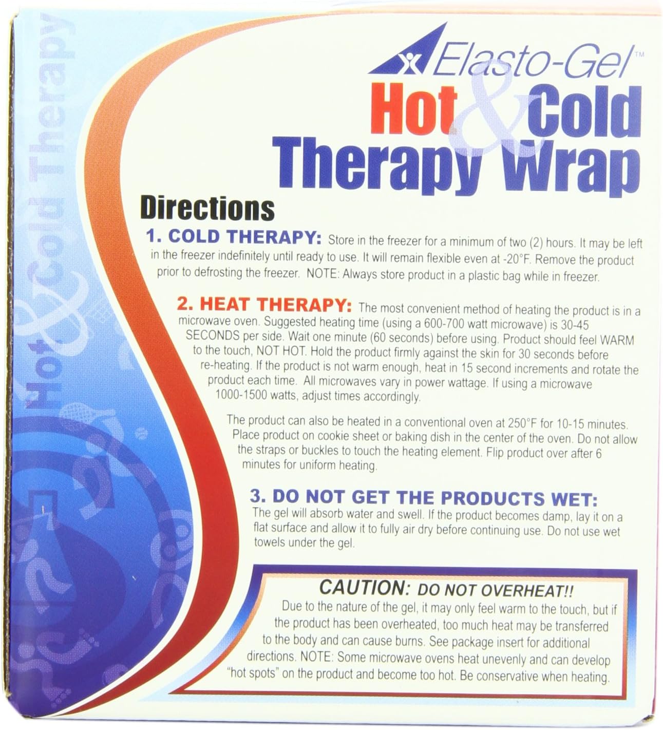 Elasto Gel, Hot/Cold Wrap, 4" X 24"