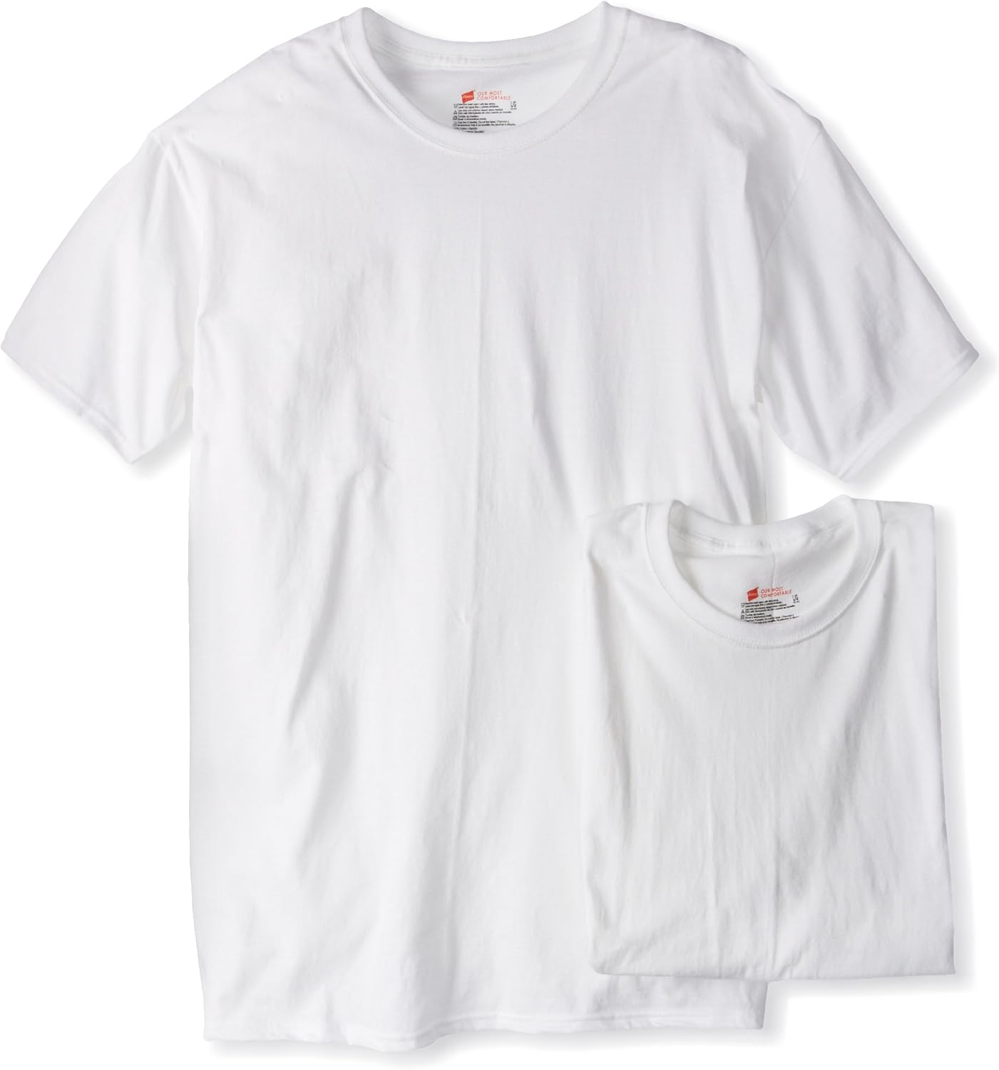Hanes Ultimate Men's 2-Pack Tall Man Crew Neck Tee
