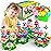 YEEBAY Flower Garden Building Toys for Girls Age 3, 4, 5, 6, 7 Year Old - STEM Gardening Toys for Kids - Stacking Game for Toddlers Play Set - Educational Activity for Preschool (148 PCS)