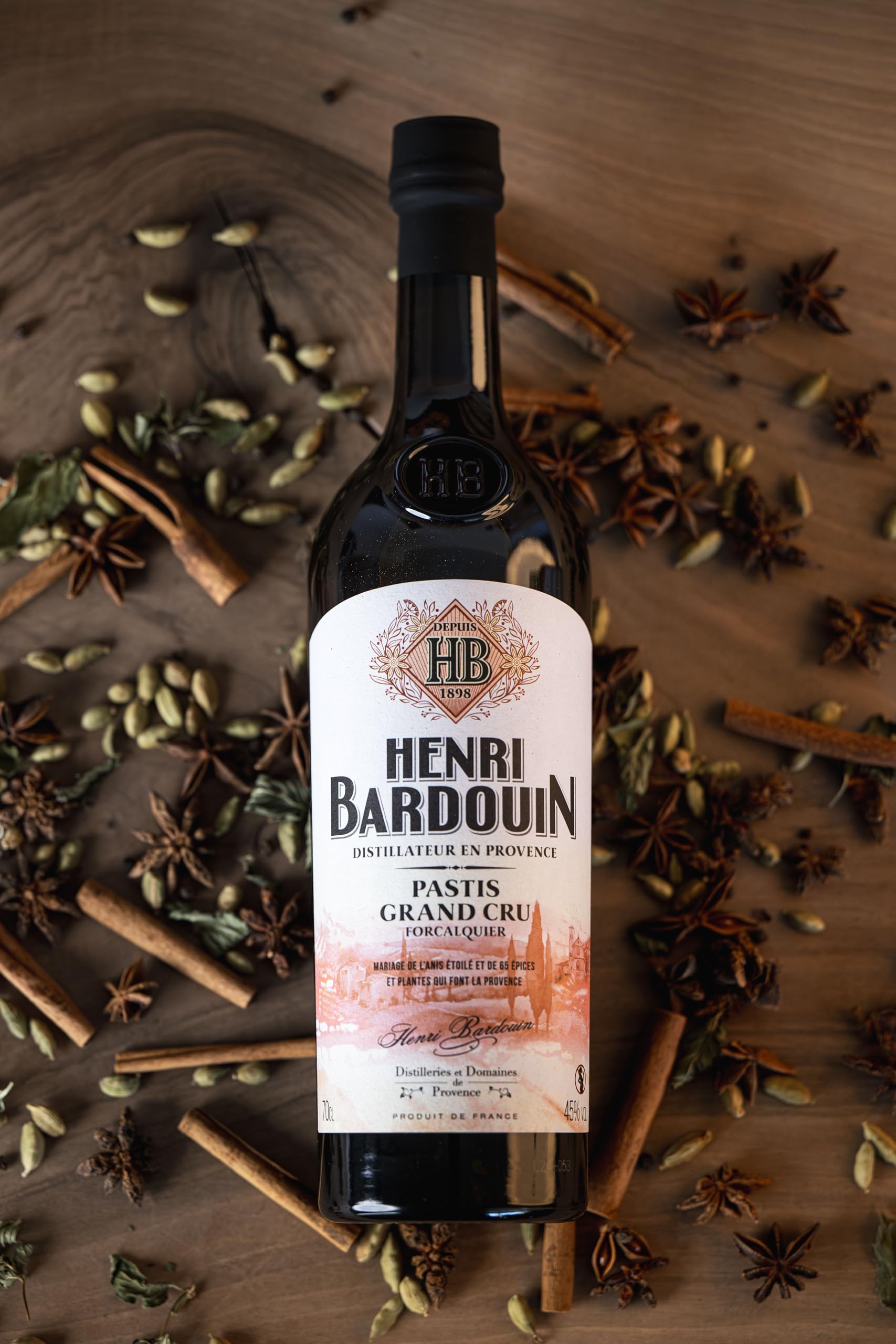 Bardouin Henri Distilleries et Domaines de Provence Pastis (1 x 750 ml)