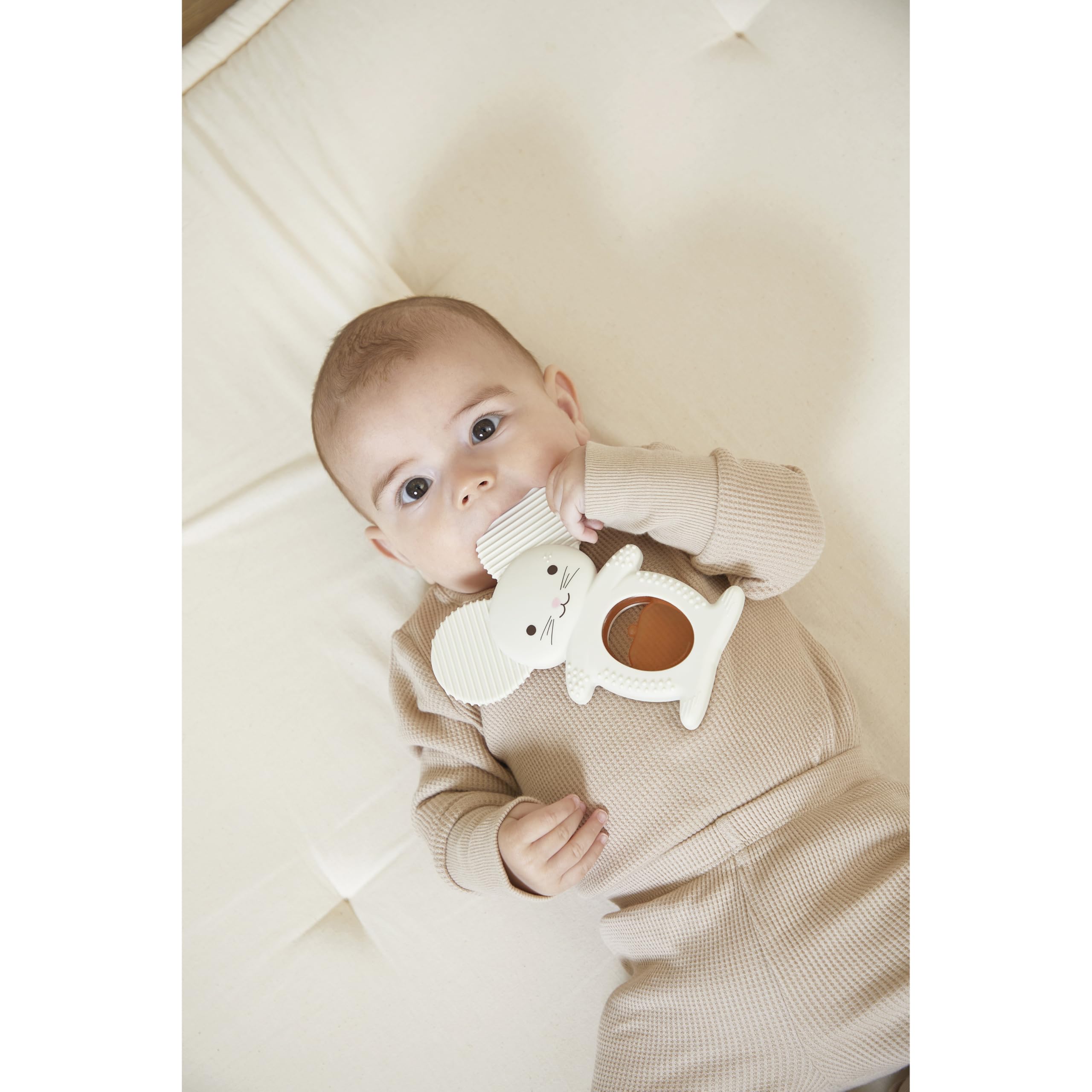 Kaloo - Anneau de Dentition Réfrigérant Souris – Jouet Bébé en Silicone Souple - Soulage les Gencives Sensibles - Facile à Attraper - Lavable - Dès 6 Mois -K208005 - 5