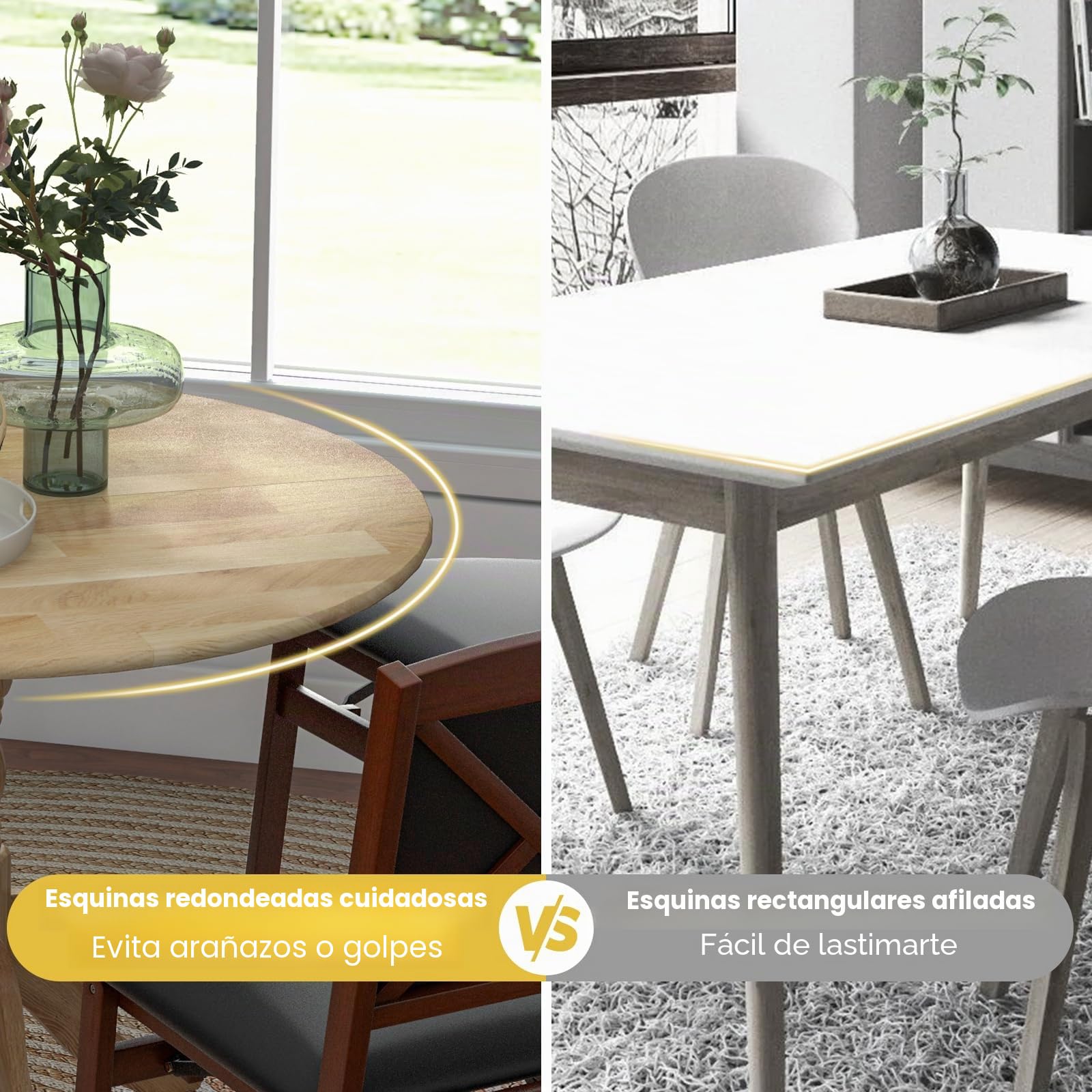 GIANTEX Mesa de Comedor Redonda 100 cm, Mesa de Cocina de Madera de Caucho para 4 Personas, Base de Pedestal, Estilo Rústico, para Restaurante, Cafetería (Natural)
