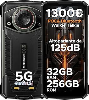 DOOGEE Fire 7 Ultra Rugged Smartphone 5G Andriod 15, 32GB+256GB, 13000mAh Unbreakable Phone, 64MP, Dimensity 6300 Octa Cor…