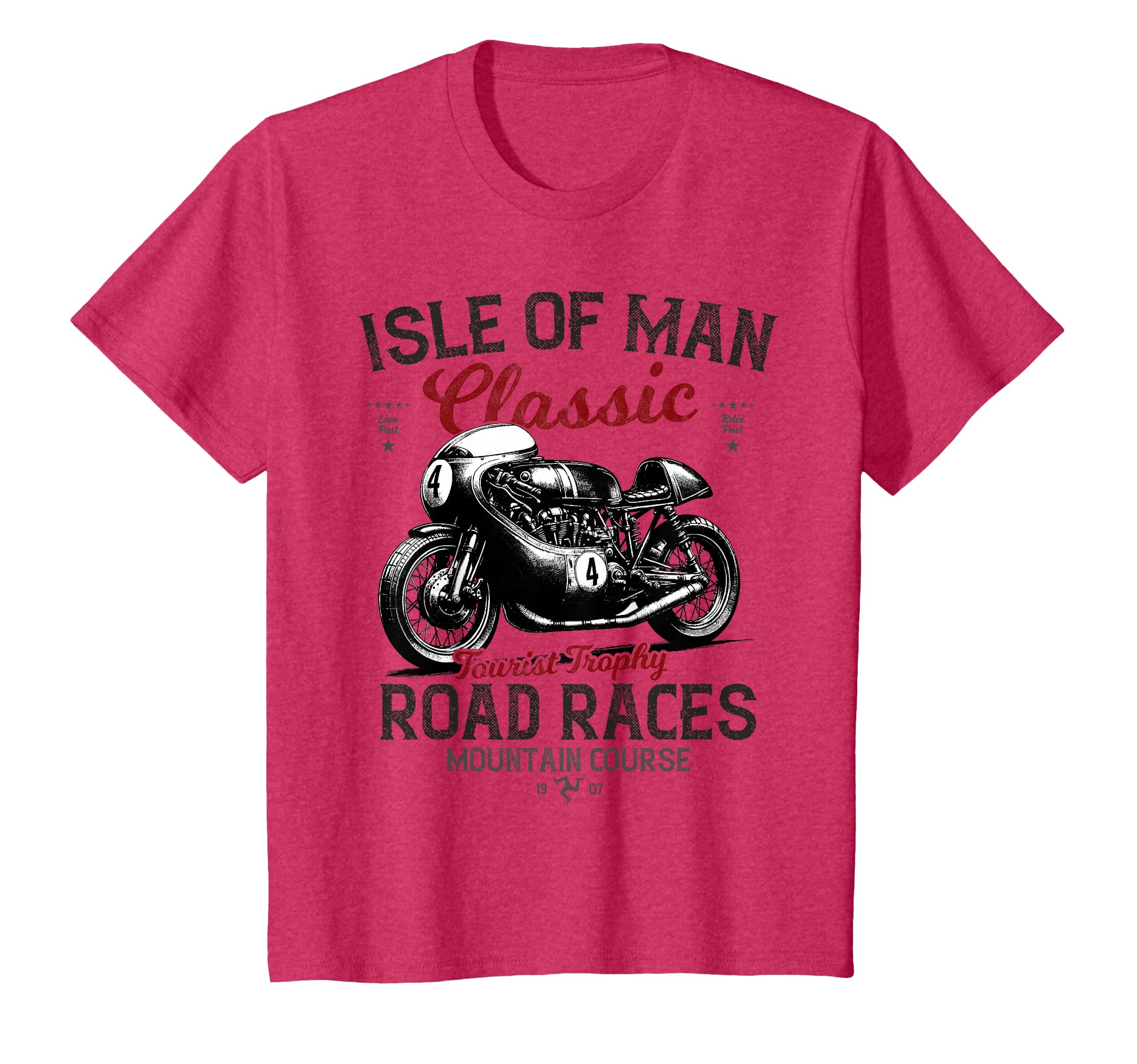 Retro Isle of Man TT Races Vintage Motorbike Race T-Shirt