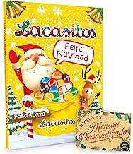 Lacasitos Advent Calendar 2025 with 24 Coloured Chocolates · 3 Random Christmas Designs · Includes Customizable Cia&Co Card · Educational Hobbies · Ideal for Kids, Girls 72 g