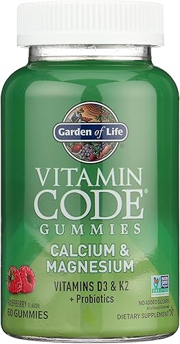 Garden Of Life - Gomitas de calcio y magnesio con código vitamínico, 60 CT