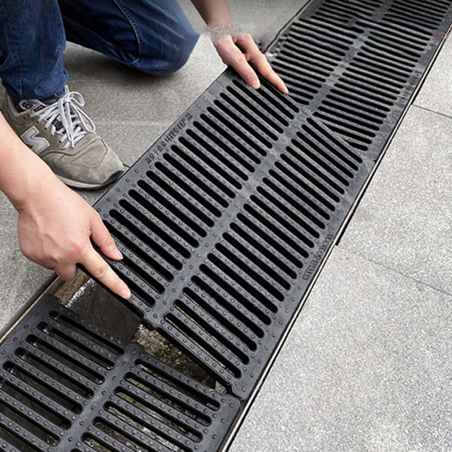 Rejillas de drenaje antideslizantes con soporte de 2.5 toneladas para suelos exteriores