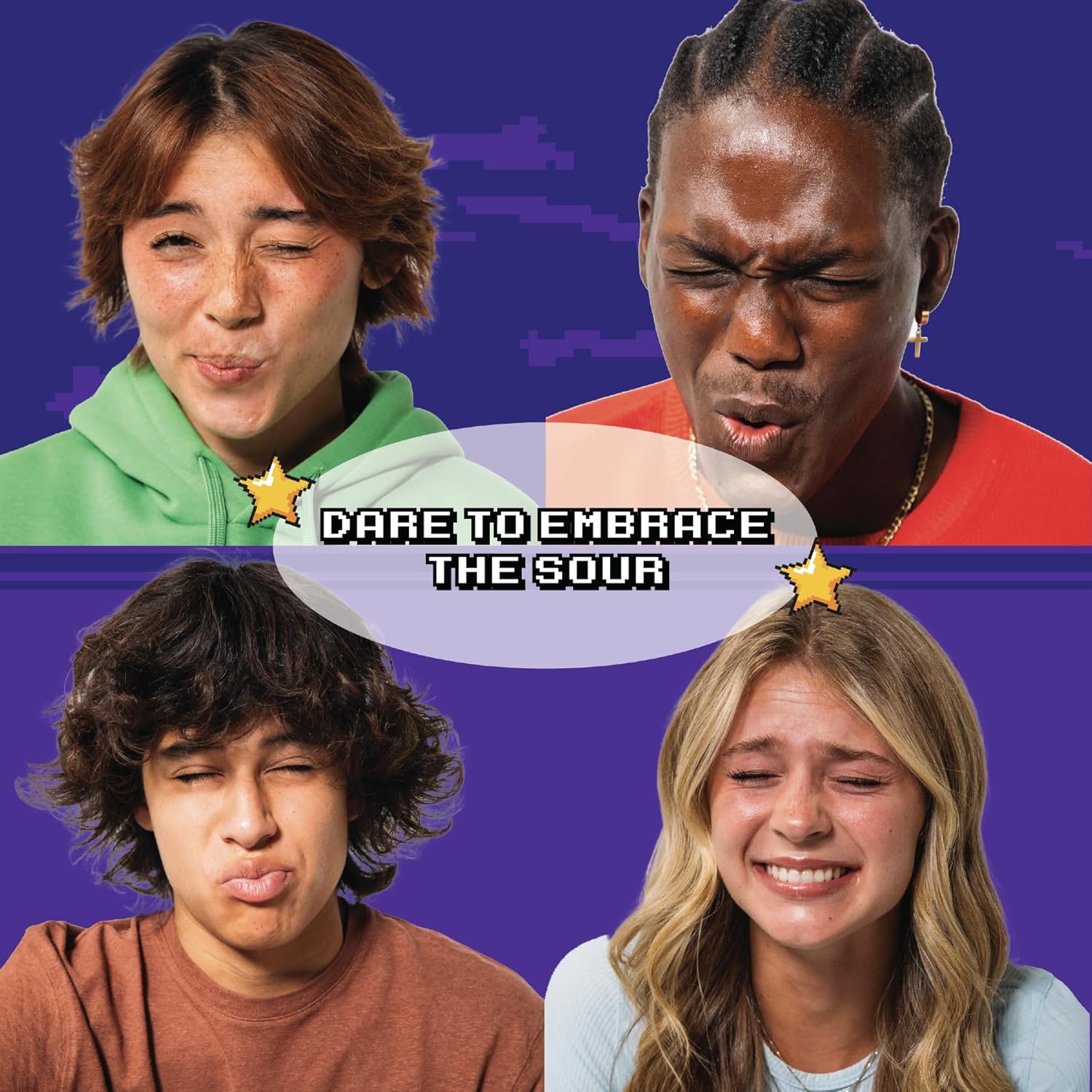 Final Boss Sour, Extremely Super Sour Gummy Candy (LvL 3) Bundle - Blueberry and Cranberry Flavor (20 Bags in total - 10 of Each Flavor)