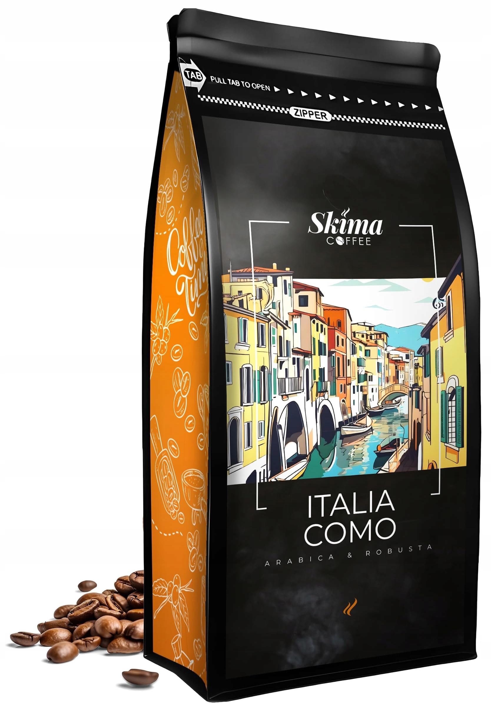 Kawa ziarnista 1kg x3 BRAZYLIA/KOLUMBIA/ITALIA COMO Świeża