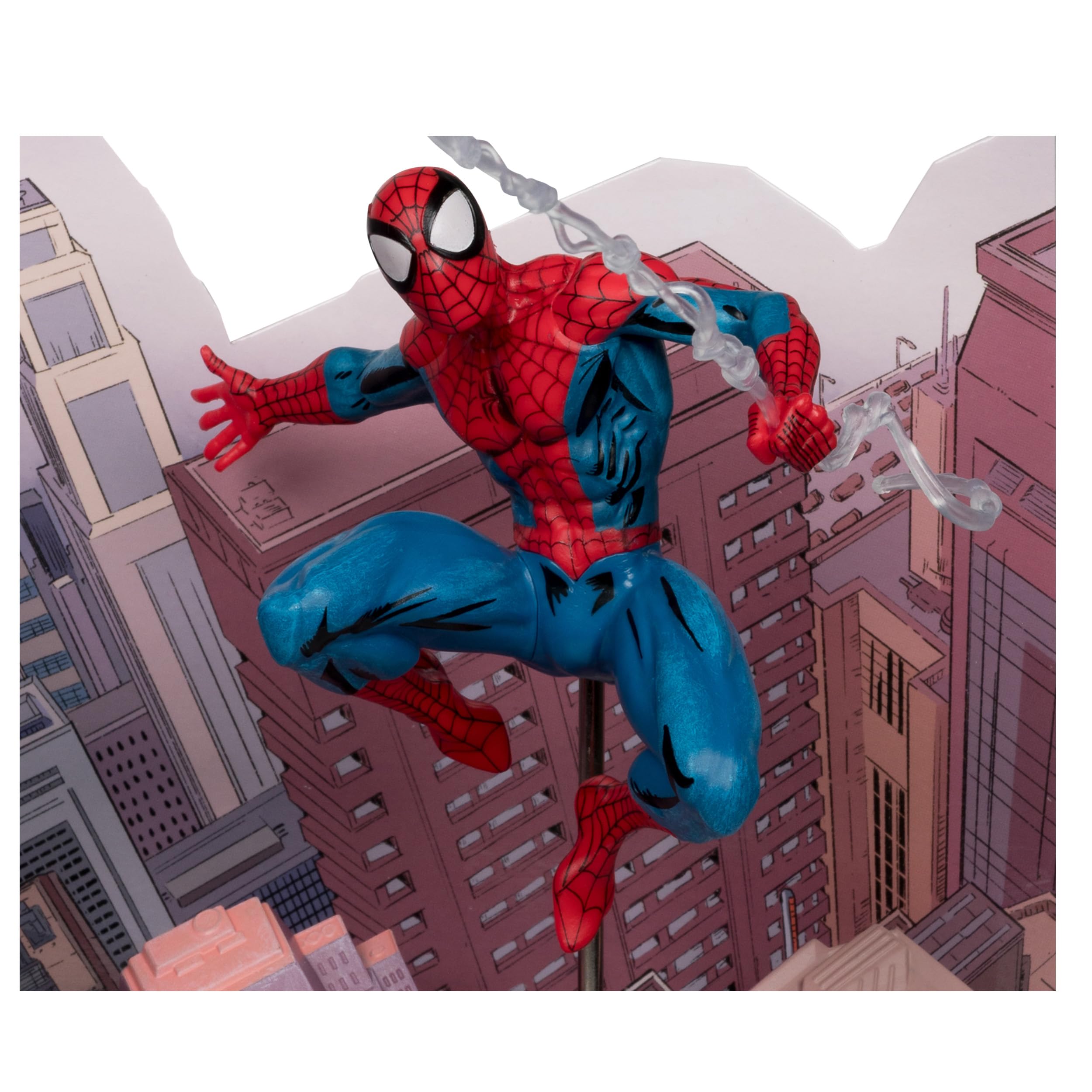 Marvel Spider-Man Skala 1:10. Kolekcjonerska ze sceną (Niesamowity Spider-Man #1) Zabawki McFarlane