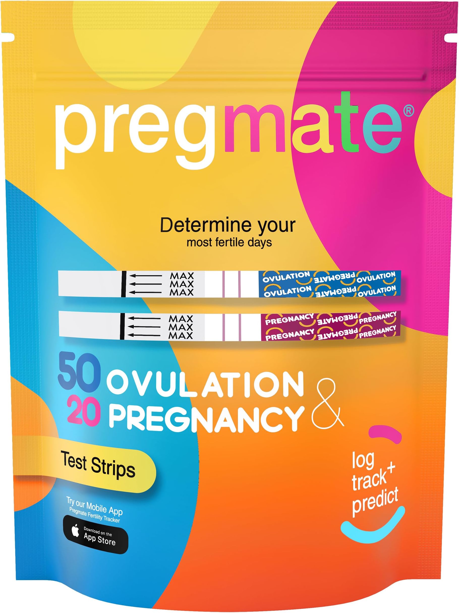 50 Ovulation and 20 Pregnancy Test Strips