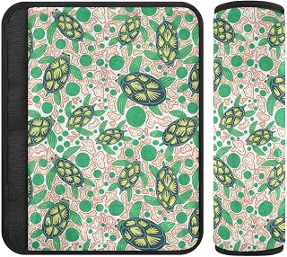Sea Turtle Car Seat Strap Covers for Baby Kids 2 PCS Car Seat Straps Shoulder Cushion Pads Protector Baby Car Seat Strap Covers for Car Seats Pushchair Stroller High Chair
