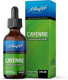 Cayenne Tincture - Supports Digestive System, Joints, Helps Control Appetite and Metabolism Booster | Organic Pepper, Caps...