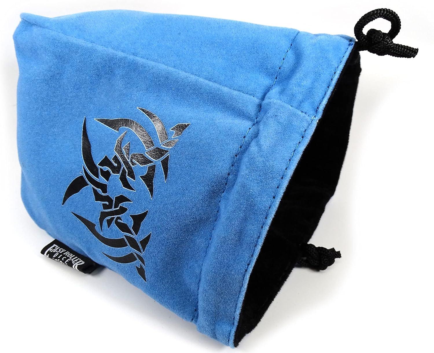 Reversible Large Microfiber Dice Bag – Self Standing and Holds over 250 Polyhedral Dice with Drawstring Tie – Multiple Designs Available (Assassin's Blades)
