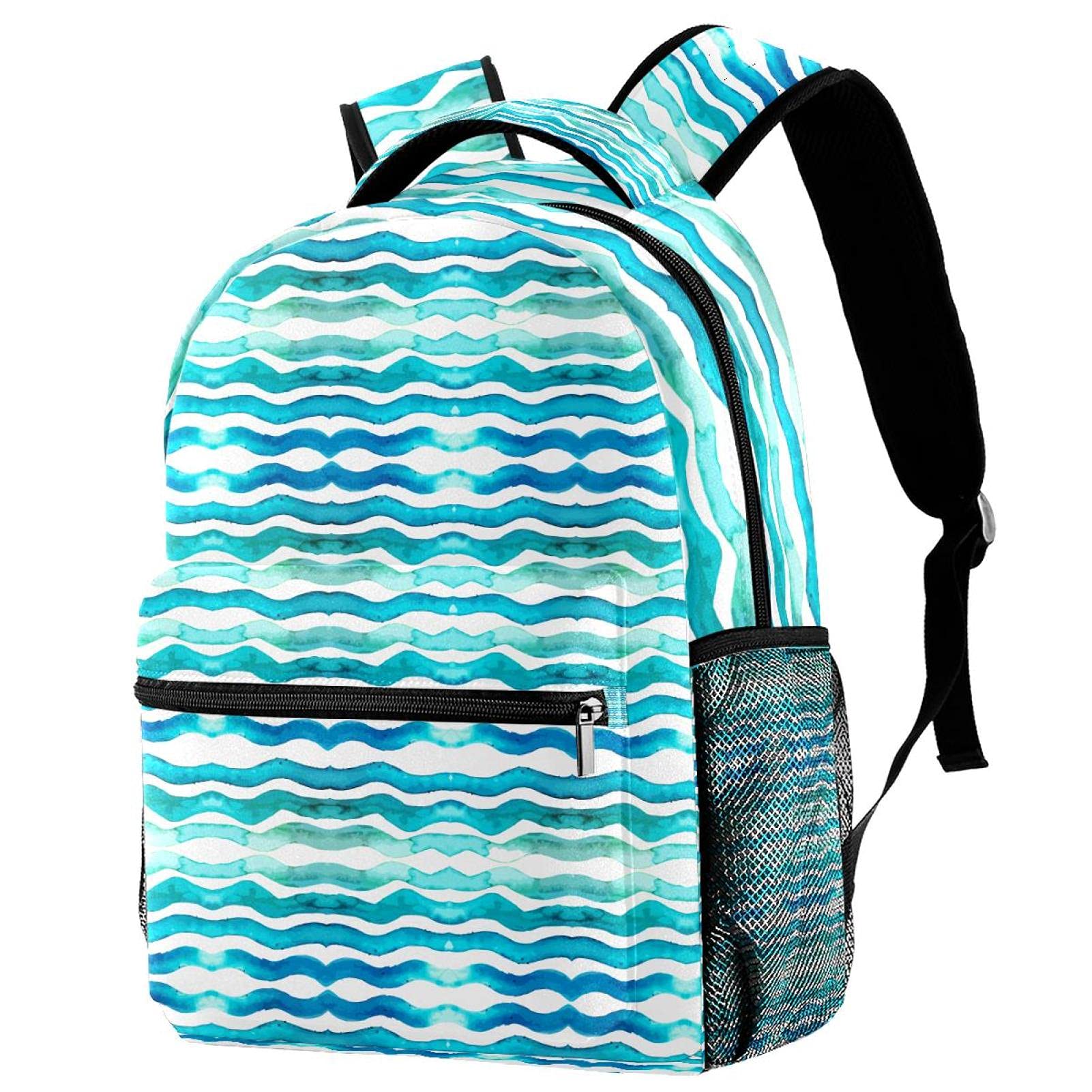 Mochila escolar ergonómica verde para proteger ordenador y cuadernos 7