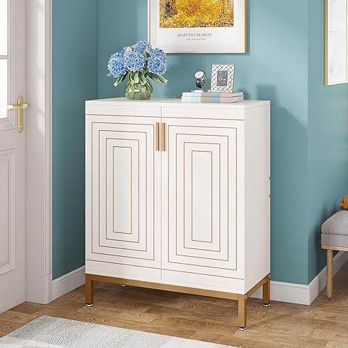 Miniatura 3 de TRIBESIGNS WAY TO ORIGIN HQF1650 - Armario para zapatos, 20 pares, moderno armario de almacenamiento de zapatos con puertas, 6 niveles