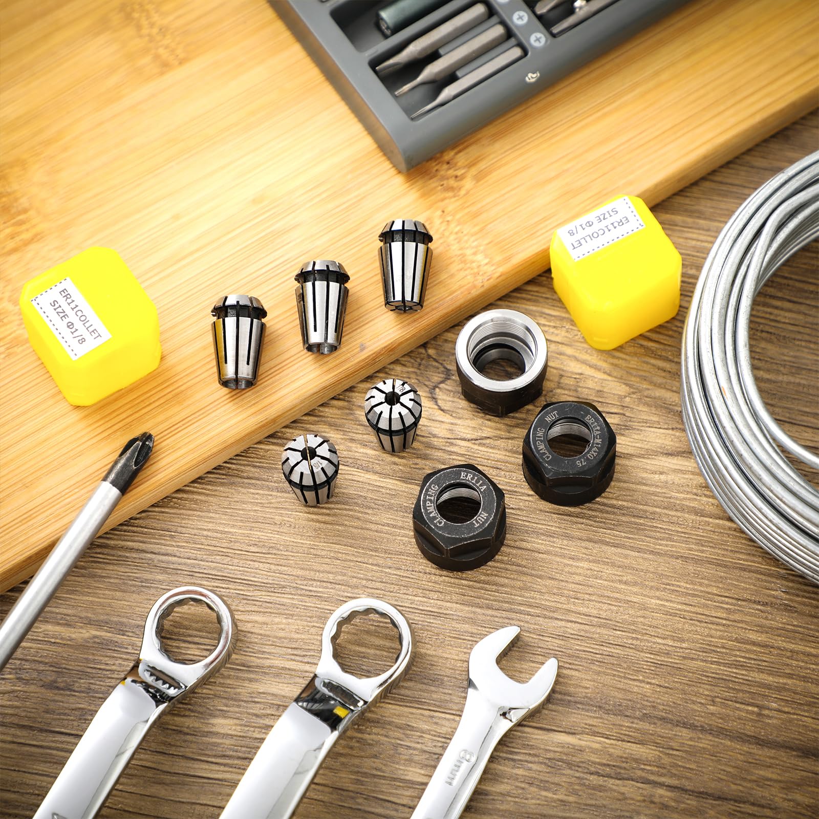 Shimeyao ER11 Collet Set - CNC Milling & Engraving -6 Shimeyao ER11 Collet Set - CNC Milling & Engraving -6
