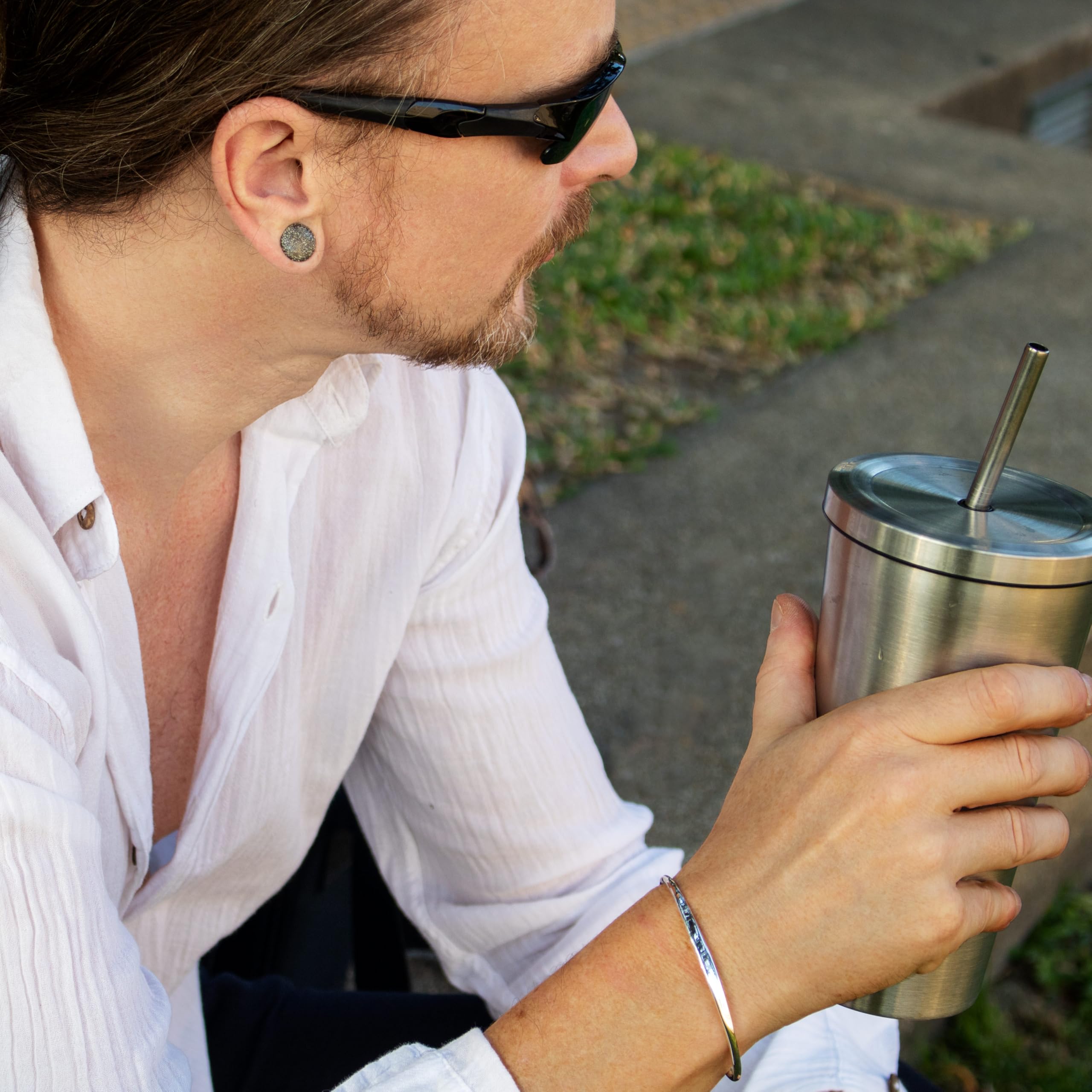Fly Style Armreif aus Silber 925 - Elegant Armband - Silber Schmuck - Minimalistisch und Modern Armspange - Klassischer Armreif