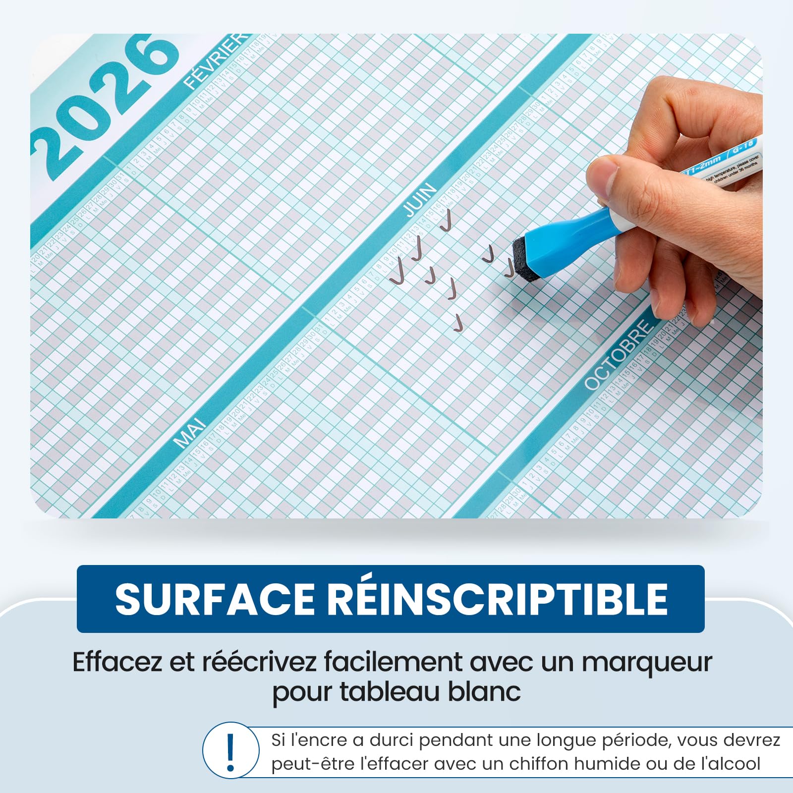 affichage obligatoire entreprise 2026 – Kit 9 Panneaux en PVC Rigide – Surface Brillante Effaçable – Impression UV Haute Définition – Adhésif Intégré et Trous de Fixation Inclus