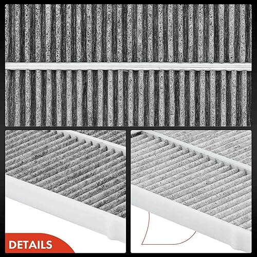 Miniatura 8 de A-Premium Filtro de aire de cabina de 2 piezas con carbón activado compatible con vehículos Mazda - 3 2014-2018, 6 2014-2021, CX-5 2013-2022