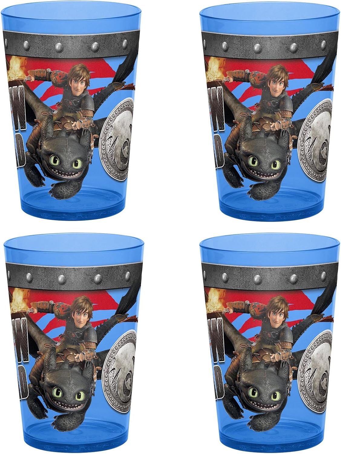 Zak Designs Dreamworks How to Train Your Dragon 2 14.5oz Cups