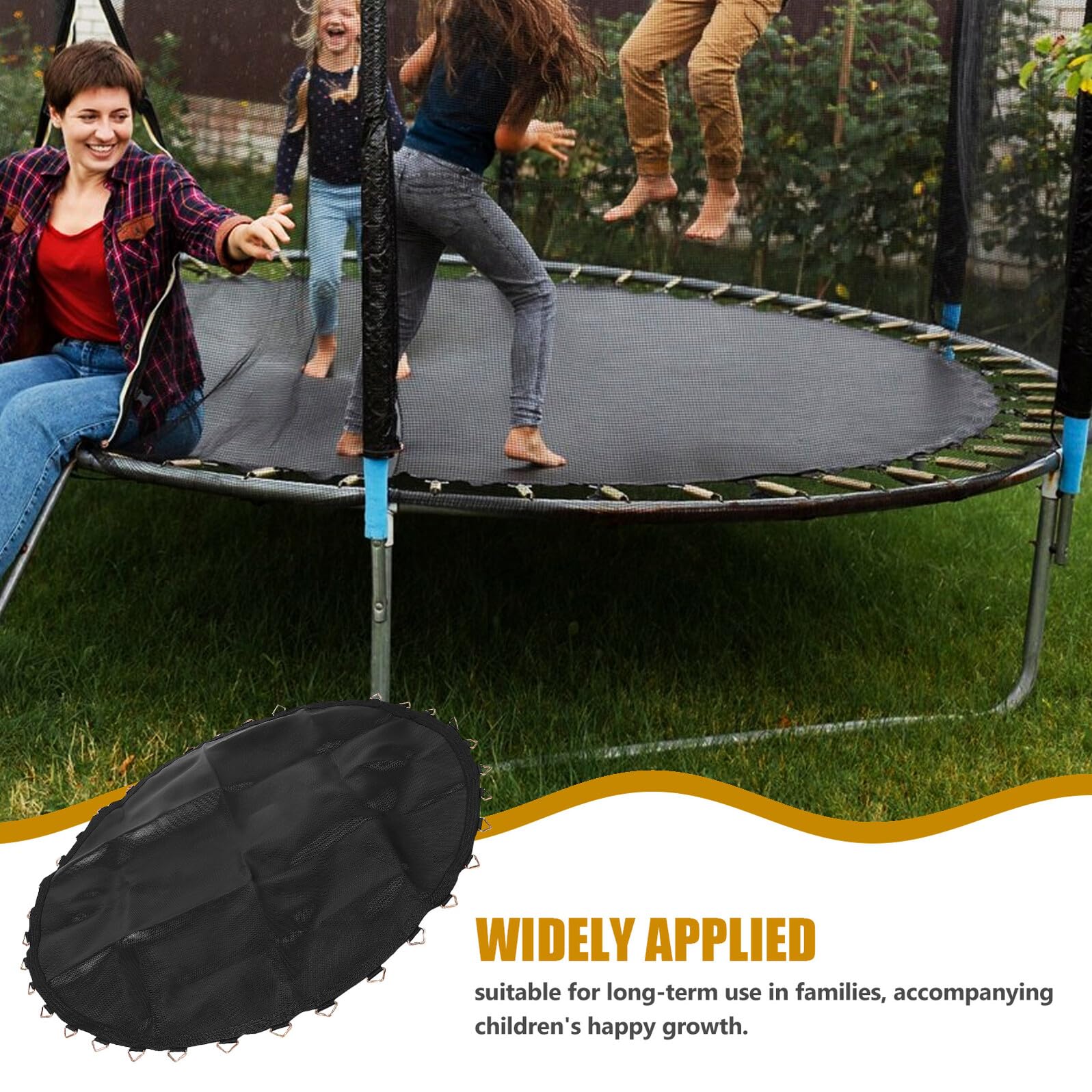 Tappetino di ricambio in plastica elastica da 4,3 m con 36 Hoo High Elastici Accessorio Fitness per Outdoor Fun Safe Mat