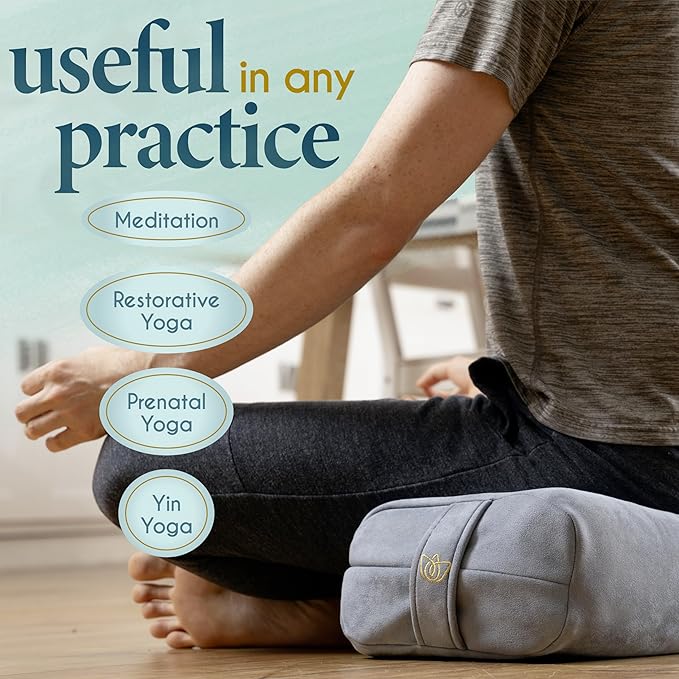 One standout feature of the Florensi Yoga Bolster Pillow is its luxurious velvet cover. The soft and plush material not only adds a touch of elegance but also provides a velvety texture that enhances comfort during use. The velvet cover is also machine washable, making it easy to clean and maintain.