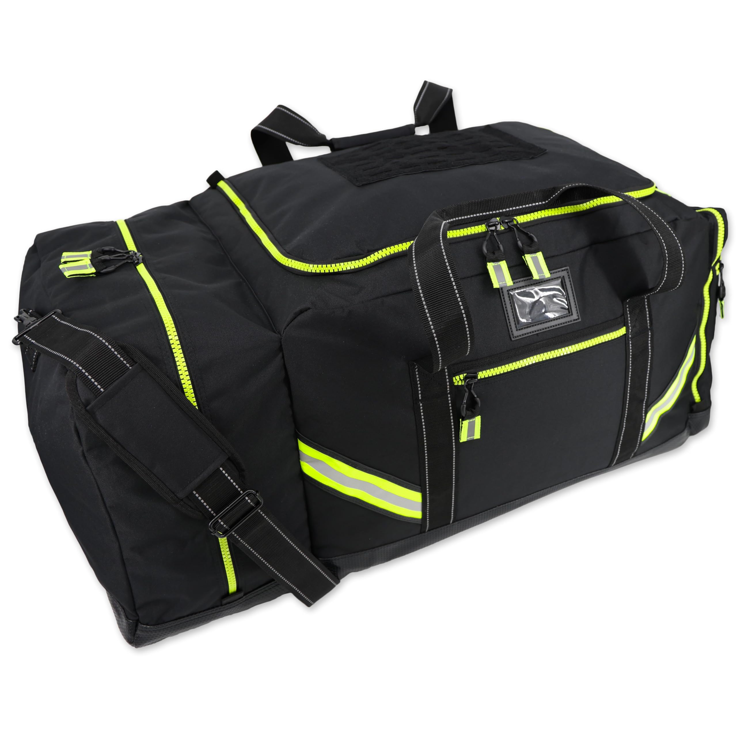 Lightning X Firefighter Premium 3XL Step-In Turnout Gear Bag - Black w/NO LOGO (Customizable)