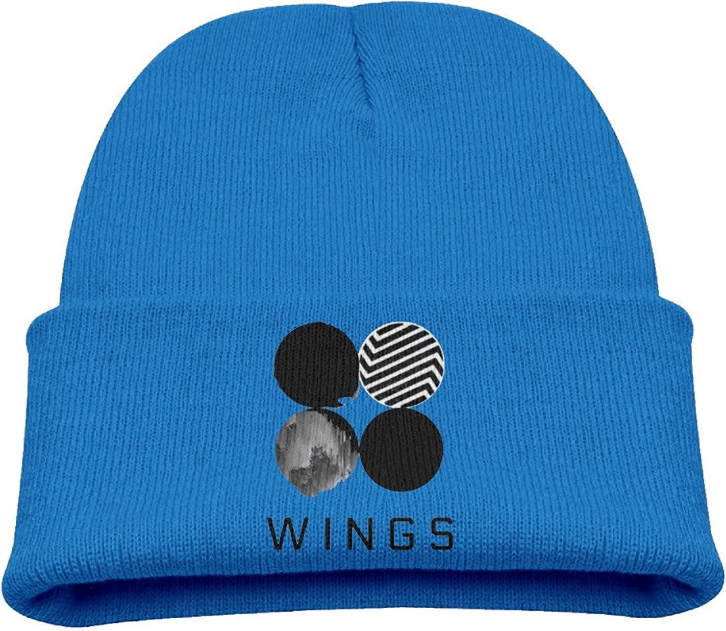 BTS Wings Bangtan Boys Child Hats Skull Beanies Hat Small Cap Ash