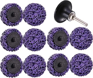 11 Pcs 2" Quick Change Easy Strip Discs Angel Die Grinder Attachments for Strips Paint, Cleans Welds Rust Removal Wheel